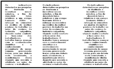 Justificado ou Alinhado