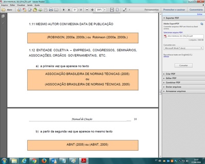 Mesmo Autor com mesma data de publicação