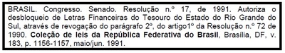 Resoluções do Senado