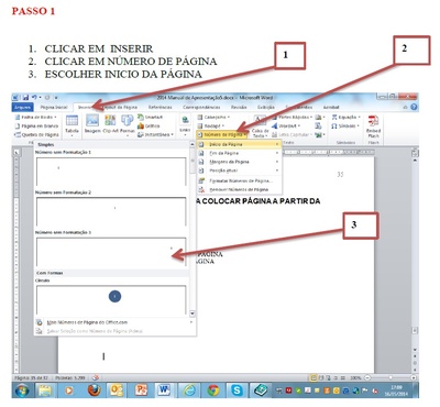 Roteiro para colocar a página a partir da Introdução