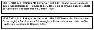 Teses, dissertações e tccs 2