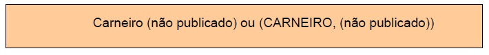 Trabalhos em vias de publicação