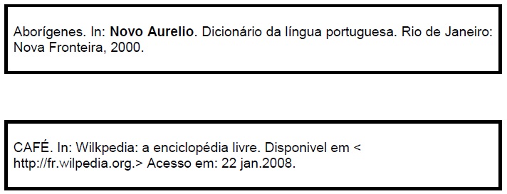 Verbetes de Dicionário