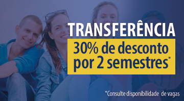 Esse benefício se aplica exclusivamente para novos alunos e não é cumulativo com nenhum outro desconto ou bolsa oferecido pela instituição.