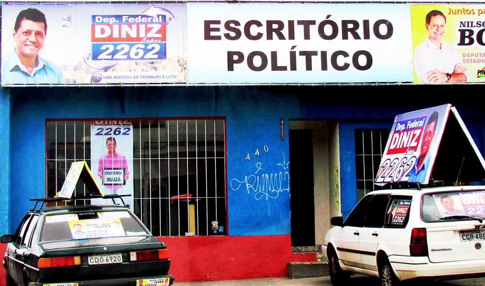 Mesmo com 3,5 milhões gastos em campanha, Diniz Lopes, não foi eleito com apenas 13.716 votos