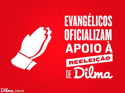 imagem de campanha da presidete Dilma